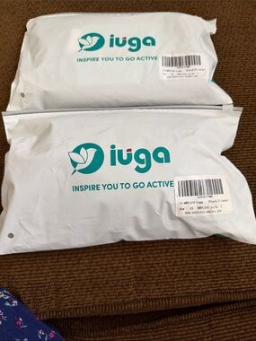 iuga Activewear Package - Teal Logo on White